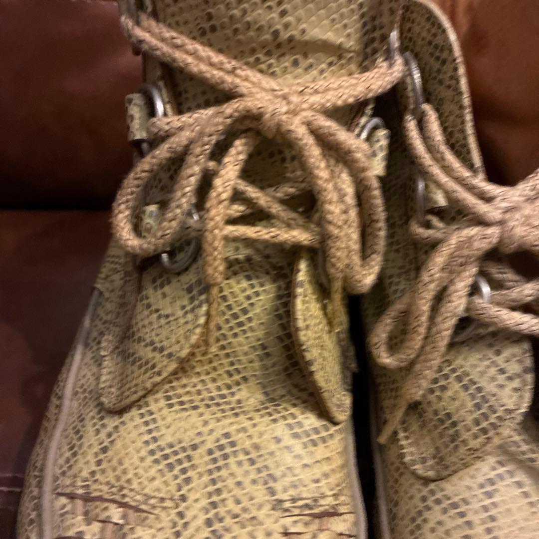 smoky doggy希少ECOXラバーソールパイソン蛇柄UK9