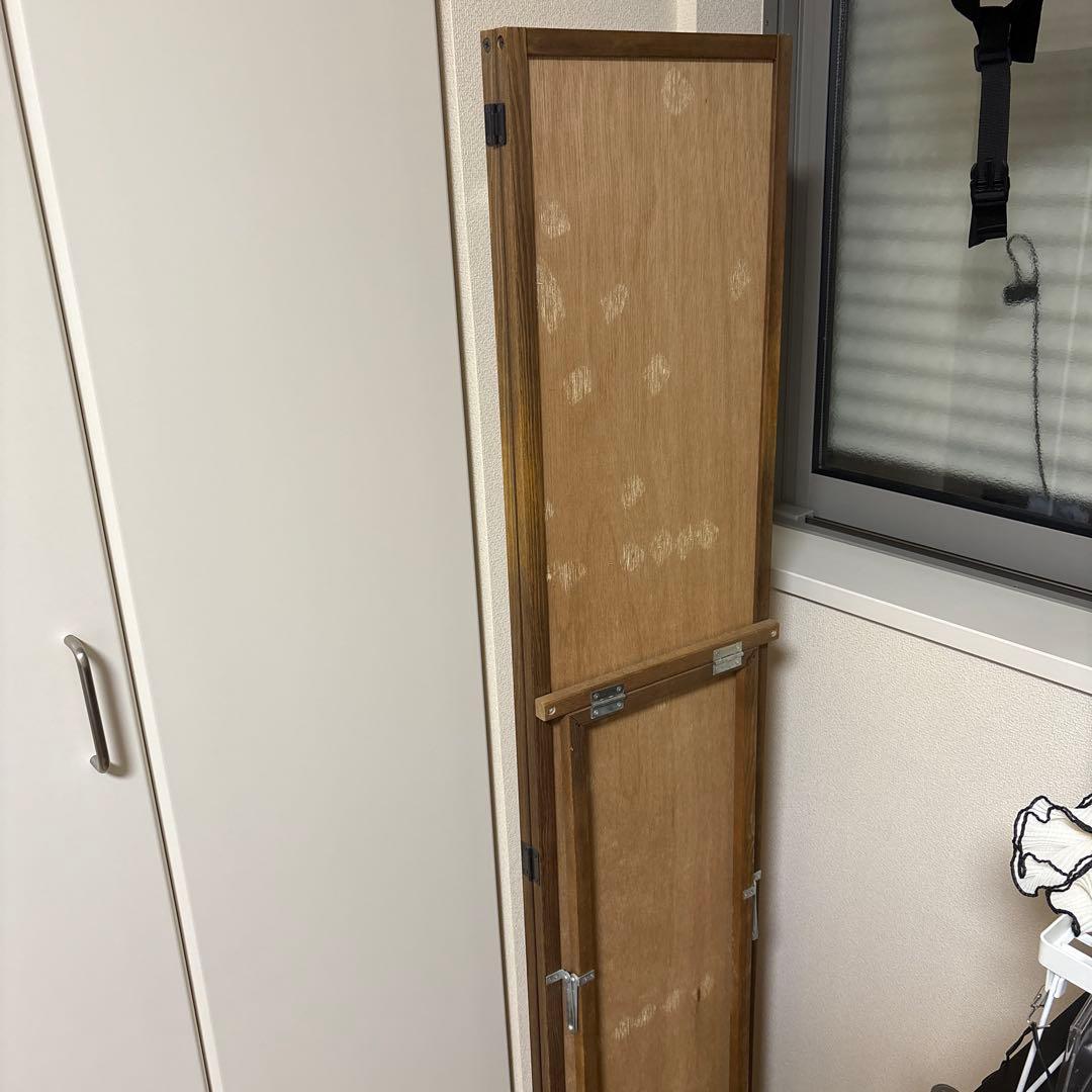 アンティーク調三面スタンドミラー