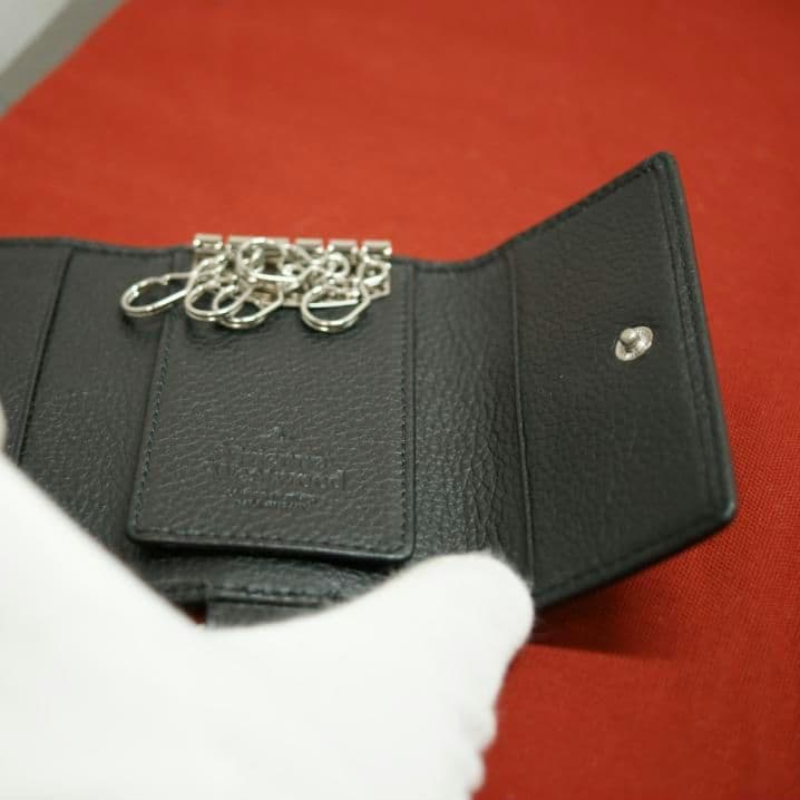 美品 Vivienne Westwood キーケース 5連 BLACK オーブ