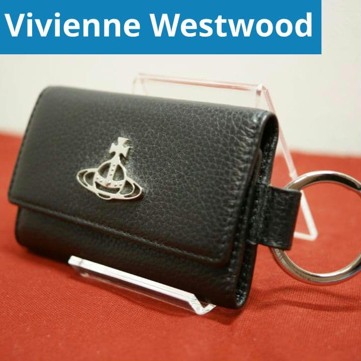 美品 Vivienne Westwood キーケース 5連 BLACK オーブ