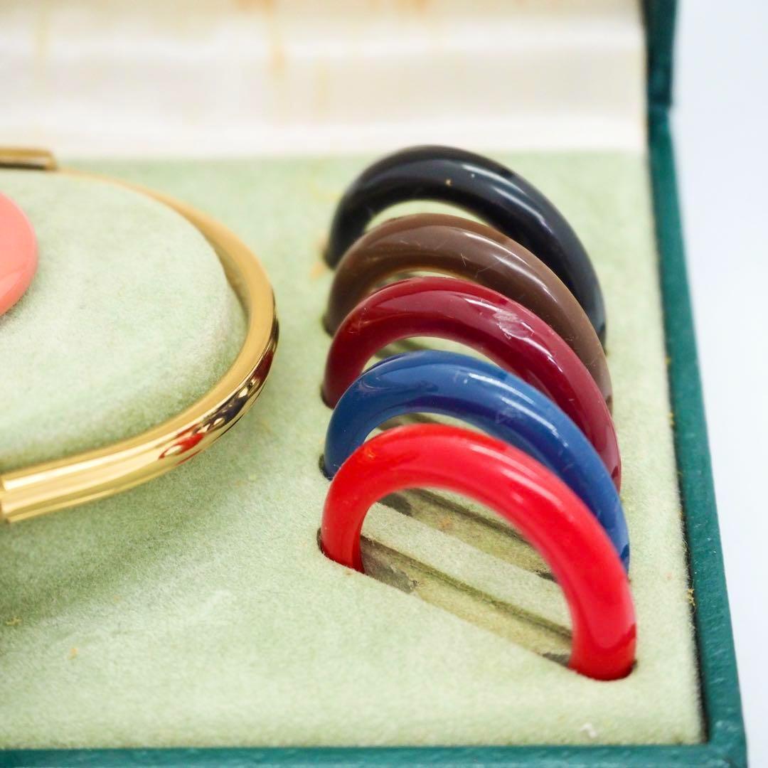 617 稼働【完備品】GUCCI　時計　チェンジベゼル　シェリーライン　箱付き