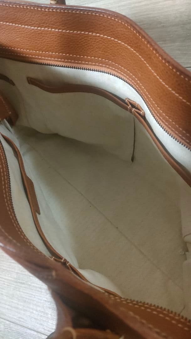 【genten】本革レザー★トートバッグ ブラウン