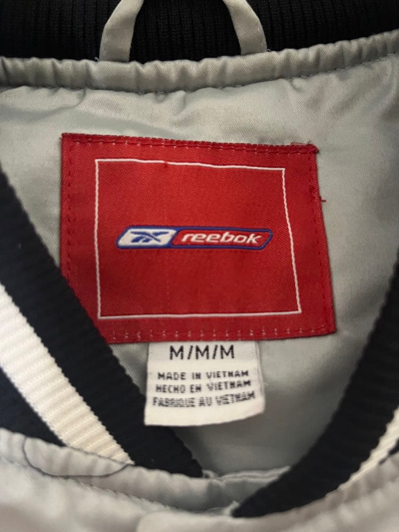 【百足着用】NFL ジャケット　シルバー　M