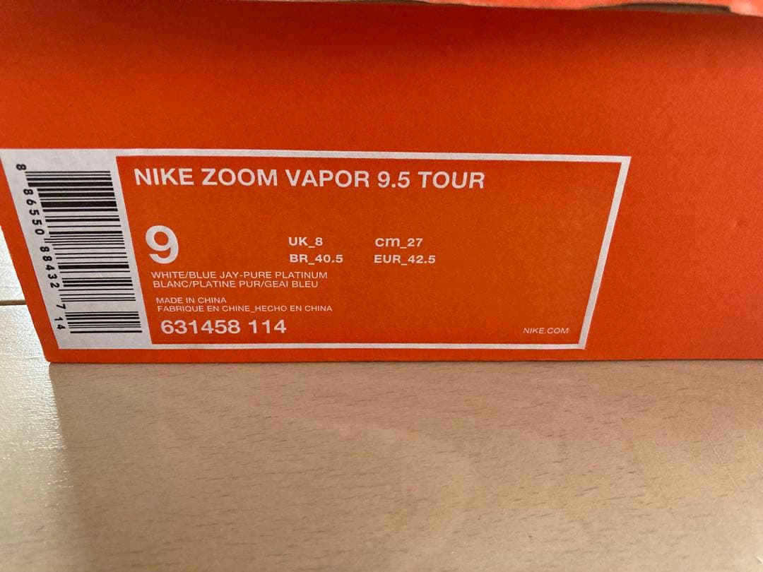 シューズ(男性用) Nike Zoom Vapor 9.5 Tour 27cm