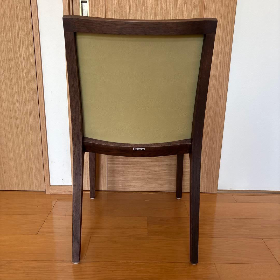 カリモク　Direttore ライトグリーン ダイニングチェア　2-2