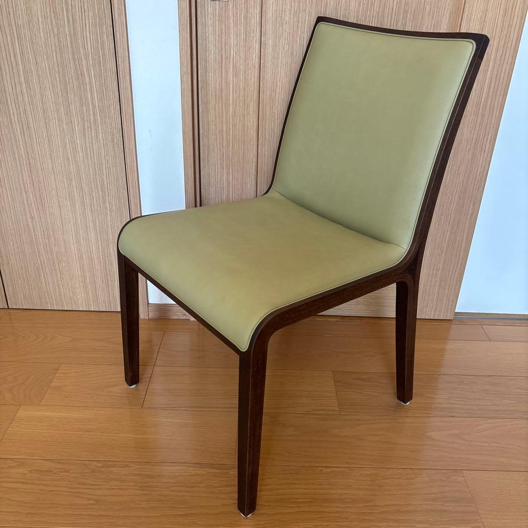 カリモク　Direttore ライトグリーン ダイニングチェア　2-2