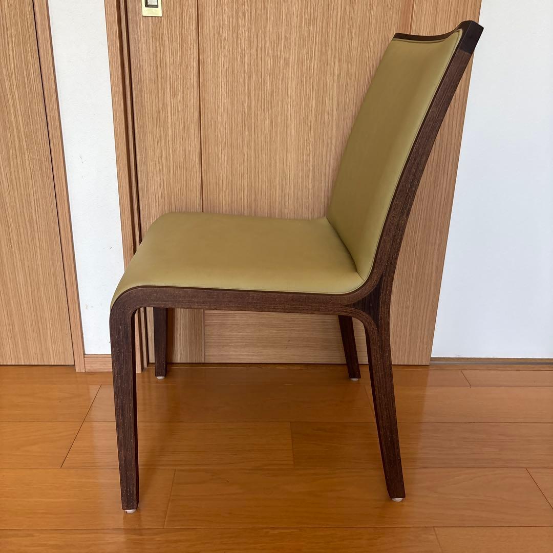 カリモク　Direttore ライトグリーン ダイニングチェア　2-2