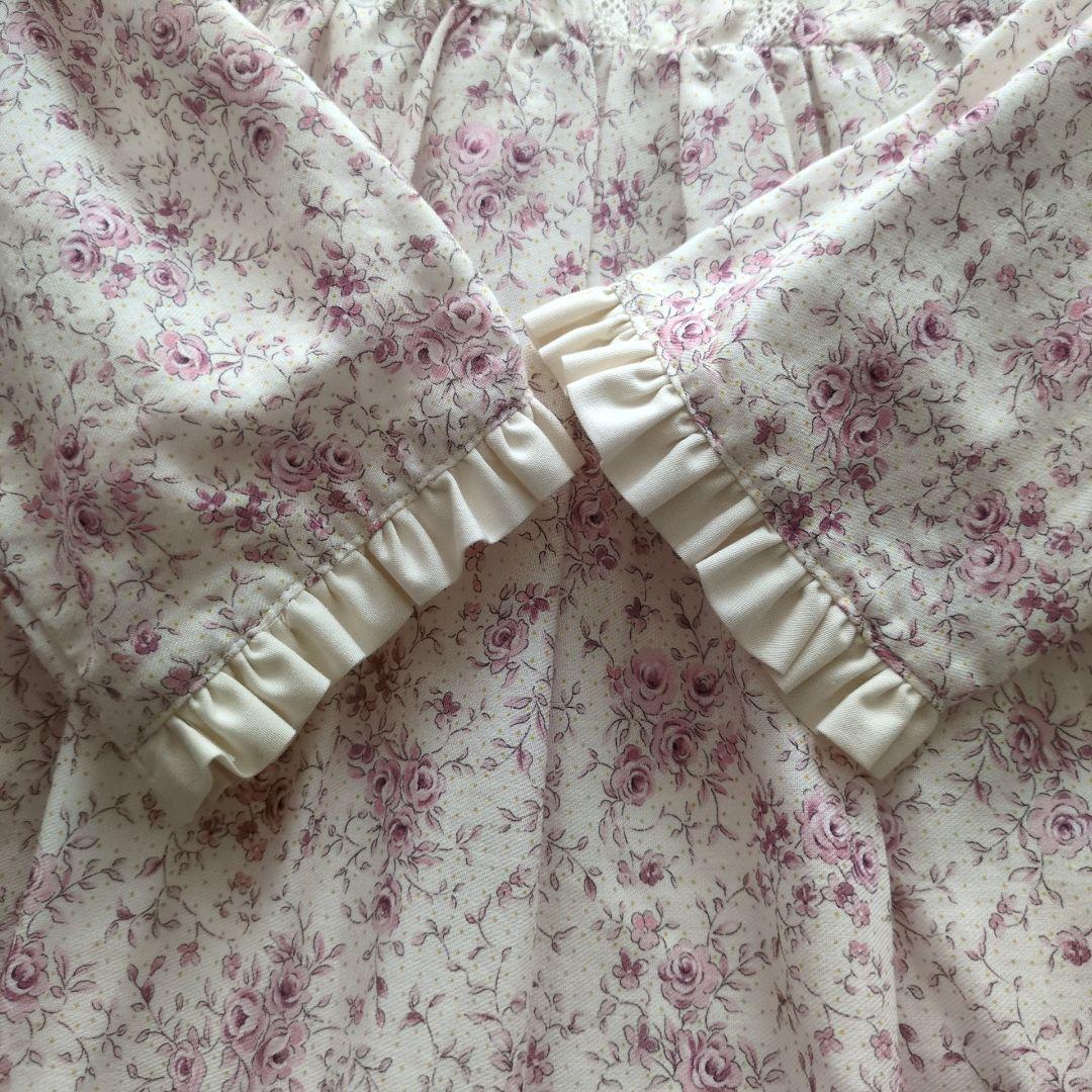 新品 Amaia kids 花柄 長袖ワンピース 10y