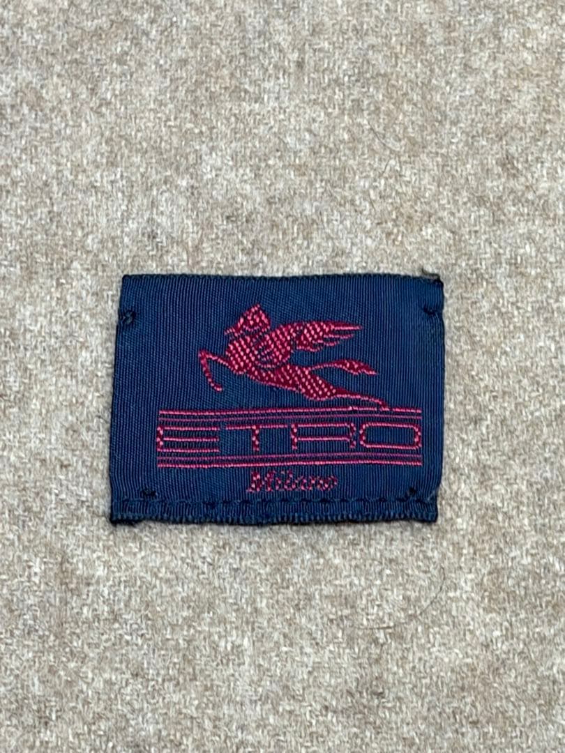 ETRO ヴィンテージ カシミヤ100% ストール ショール