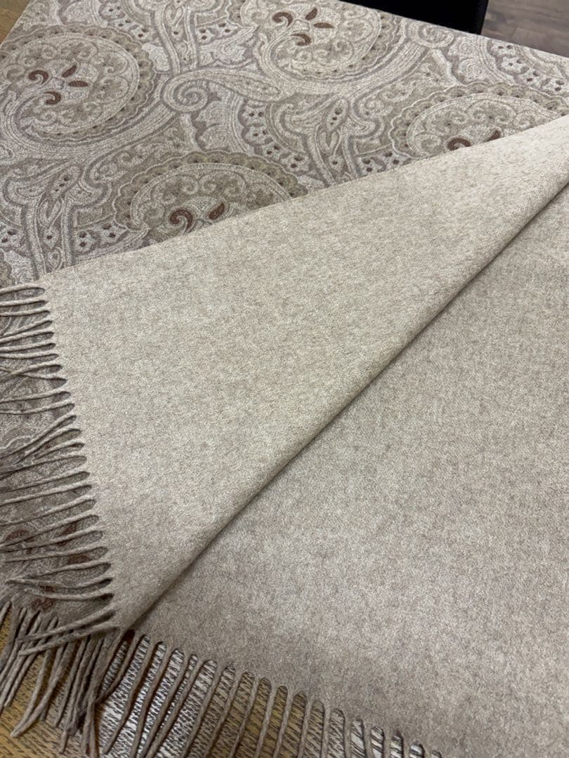 ETRO ヴィンテージ カシミヤ100% ストール ショール