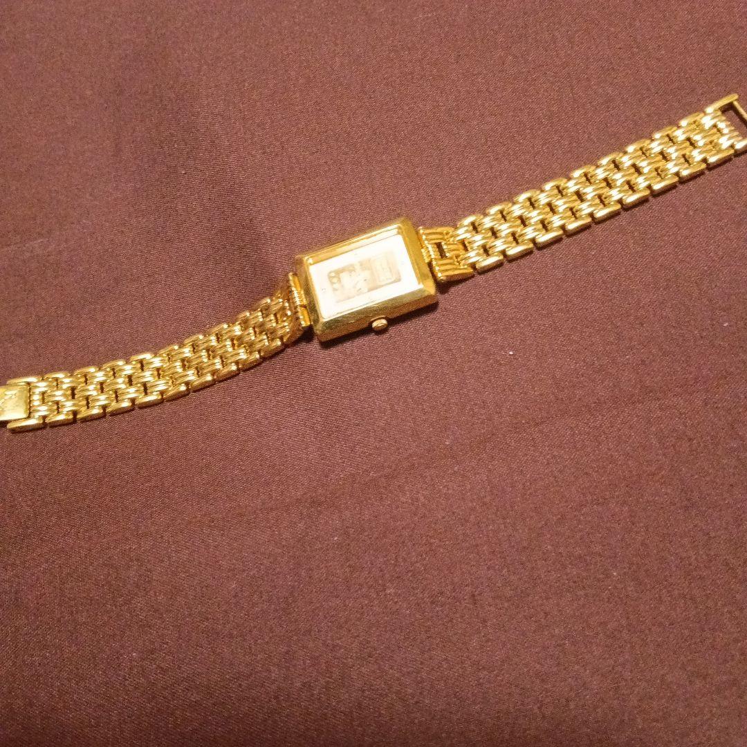 ロイヤルモントレス　ゴールド 長方形ケース 腕時計