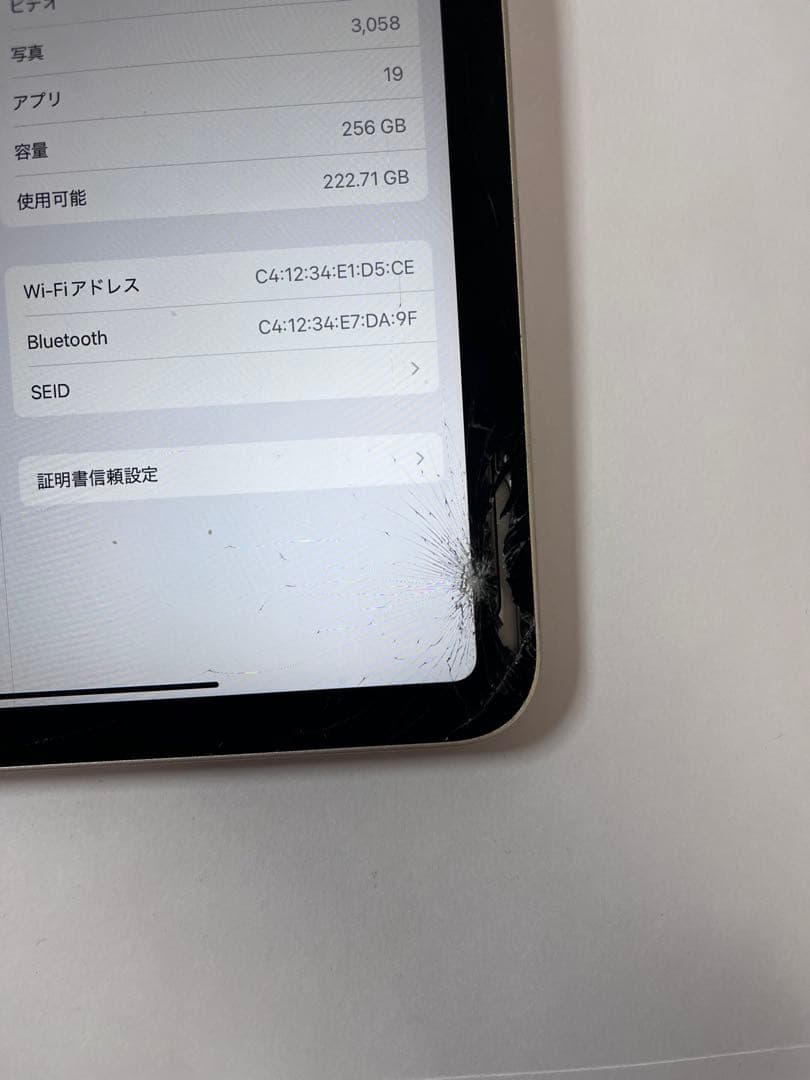 【ジャンク】Apple iPad mini 6 (第6世代) 256GB