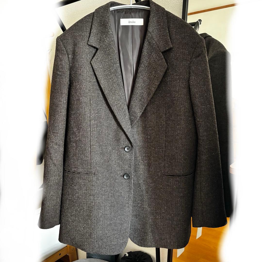 【新品】anuke Herringbone Wool Jacket アンヌーク