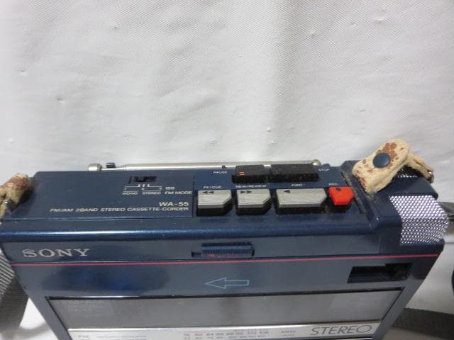 SONY FM/AM 2バンド ステレオカセットコーダー WA-55