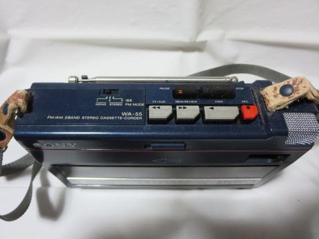 SONY FM/AM 2バンド ステレオカセットコーダー WA-55