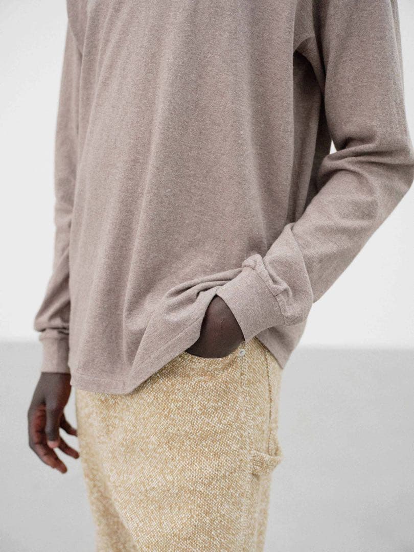 AURALEE オーラリー SEAMLESS L/S TEE ロンT ホワイト