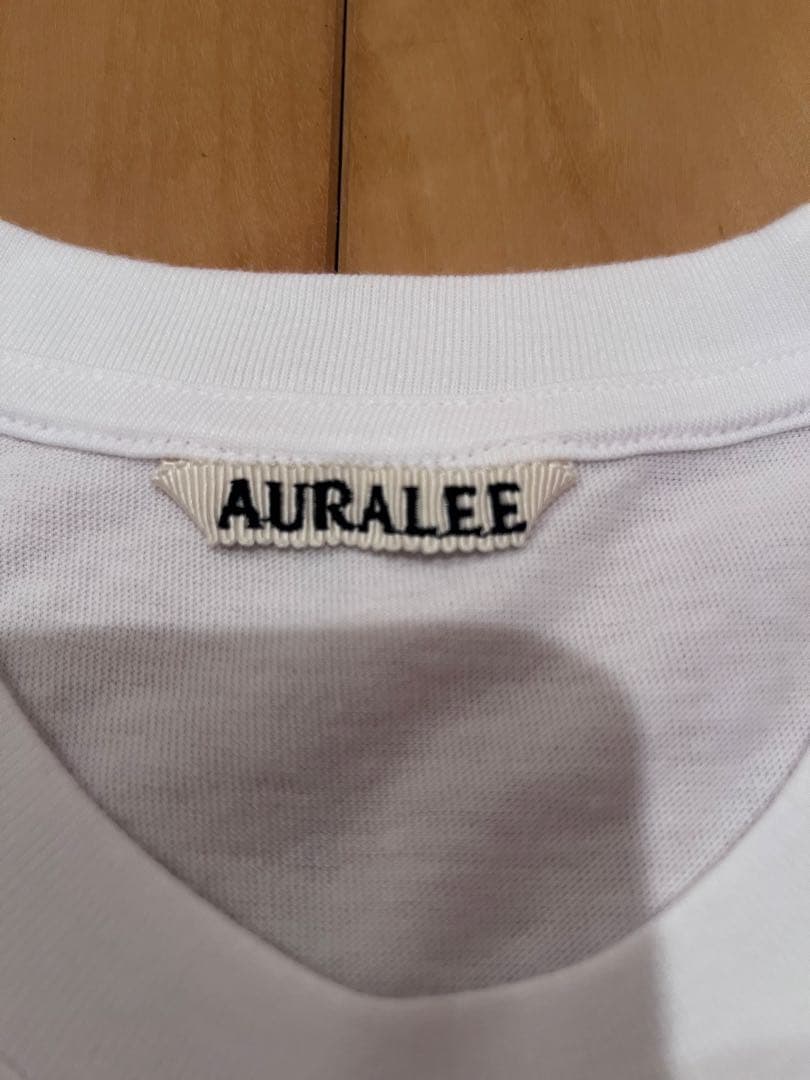 AURALEE オーラリー SEAMLESS L/S TEE ロンT ホワイト