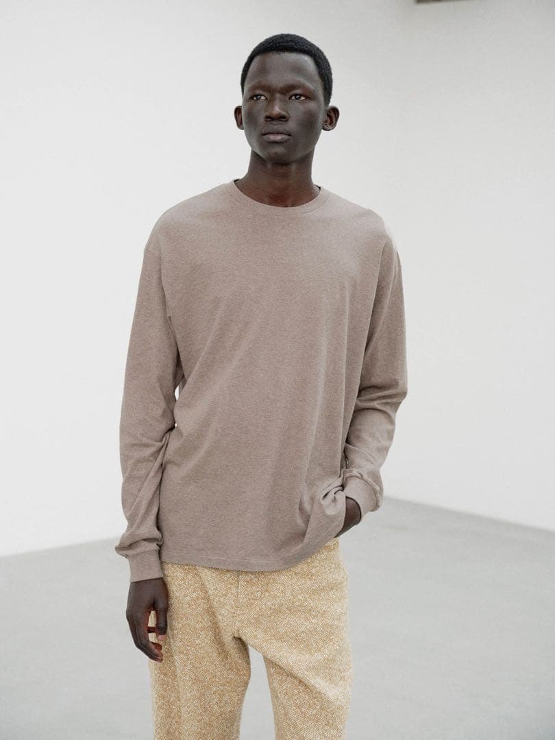 AURALEE オーラリー SEAMLESS L/S TEE ロンT ホワイト