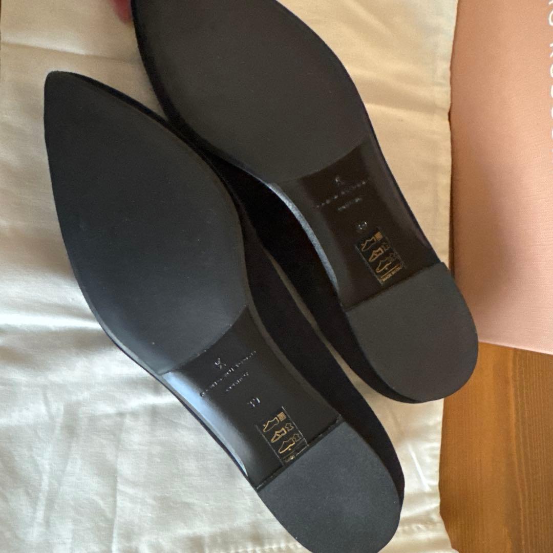 FABIO RUSCONI 黒 フラットシューズ 39