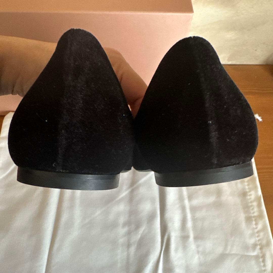 FABIO RUSCONI 黒 フラットシューズ 39