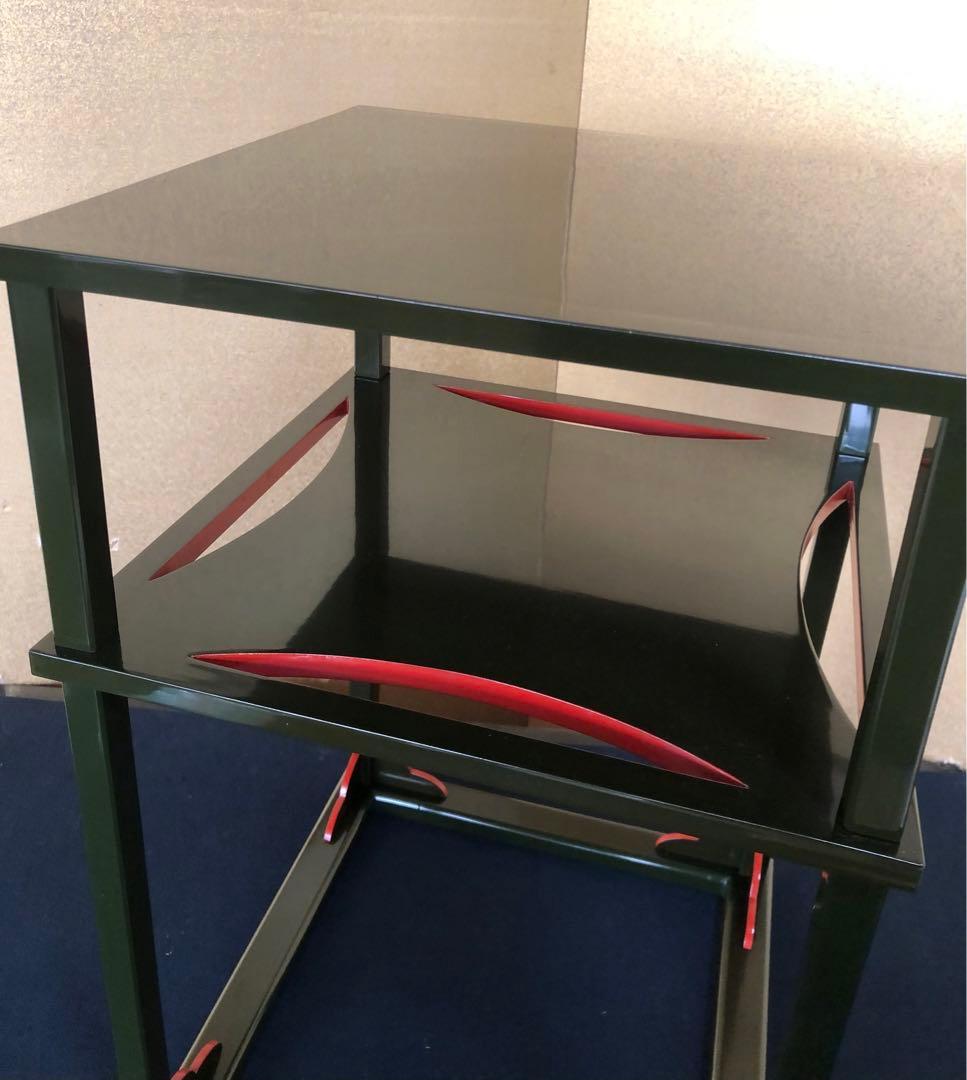 割引❗️《R》茶道具 青漆 糸巻棚 組立式 塗師 川瀬表完作 260126く1