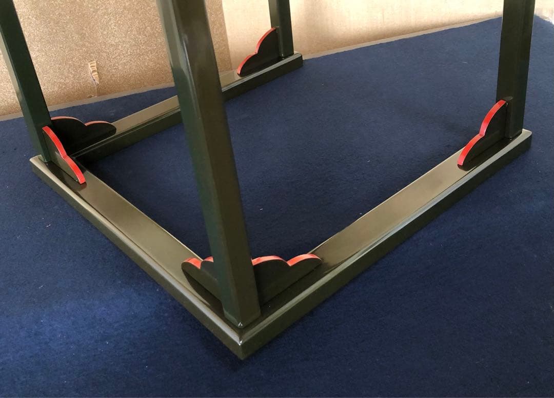 割引❗️《R》茶道具 青漆 糸巻棚 組立式 塗師 川瀬表完作 260126く1