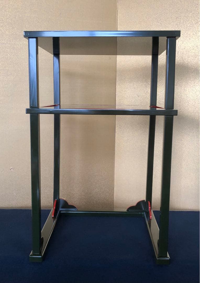 割引❗️《R》茶道具 青漆 糸巻棚 組立式 塗師 川瀬表完作 260126く1