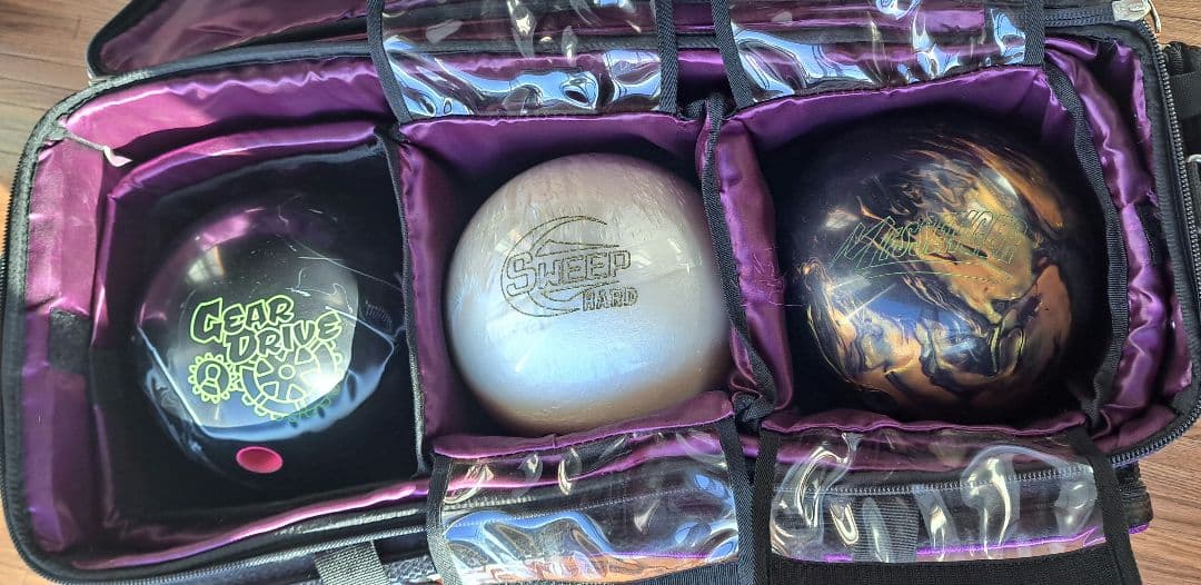 STORM 3ボールバッグ & ボール3個セット ★ツーハンド仕様も