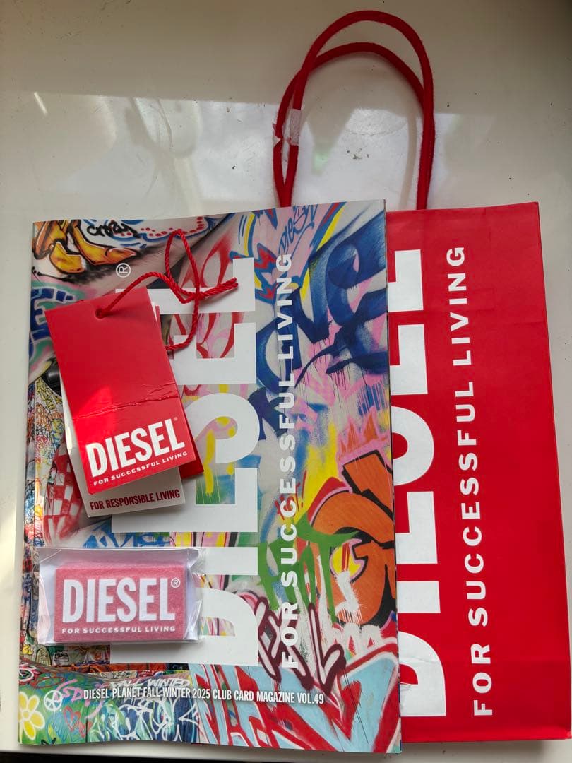 DIESEL 黒 ビーニー 付属品あり