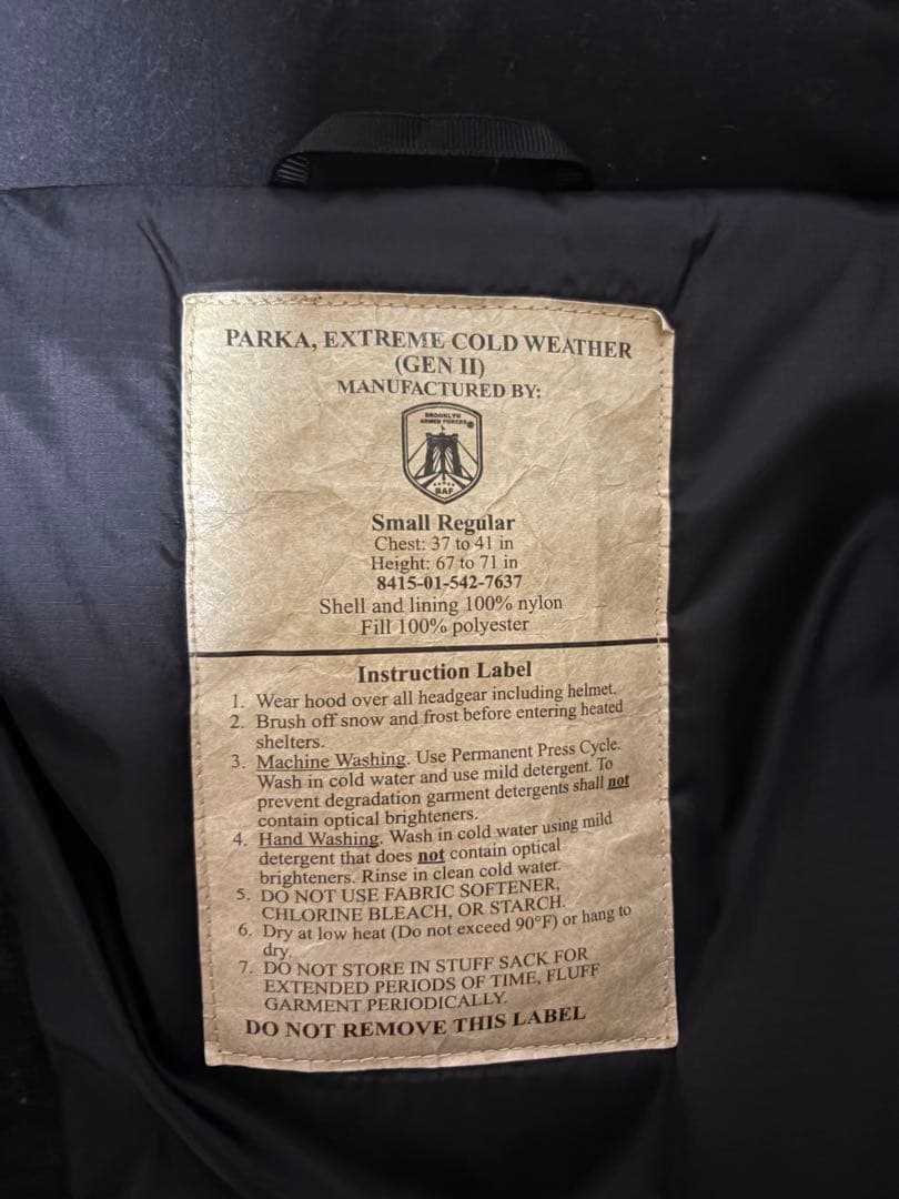 ジャケット・アウター BAF PCU LEVEL7 TYPE2 MONSTER PARKA