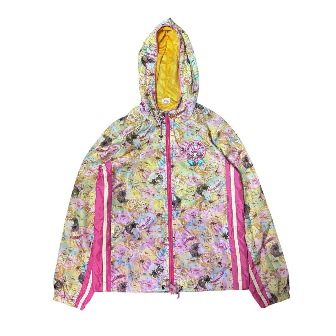 (希少品) 平成レトロ mezzo piano ナイロンジャケット y2k