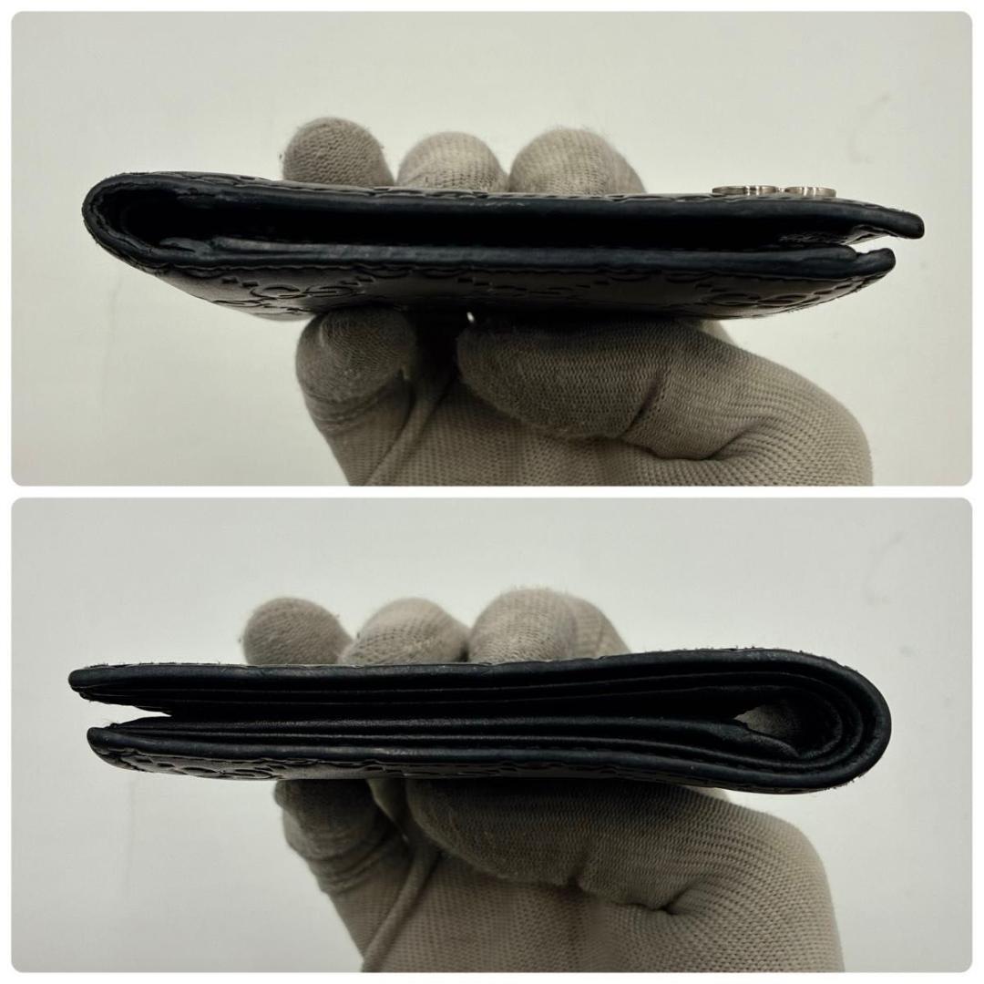 mar　グッチ シマ GG シグネチャー ドリアン 二つ折り財布 レザー