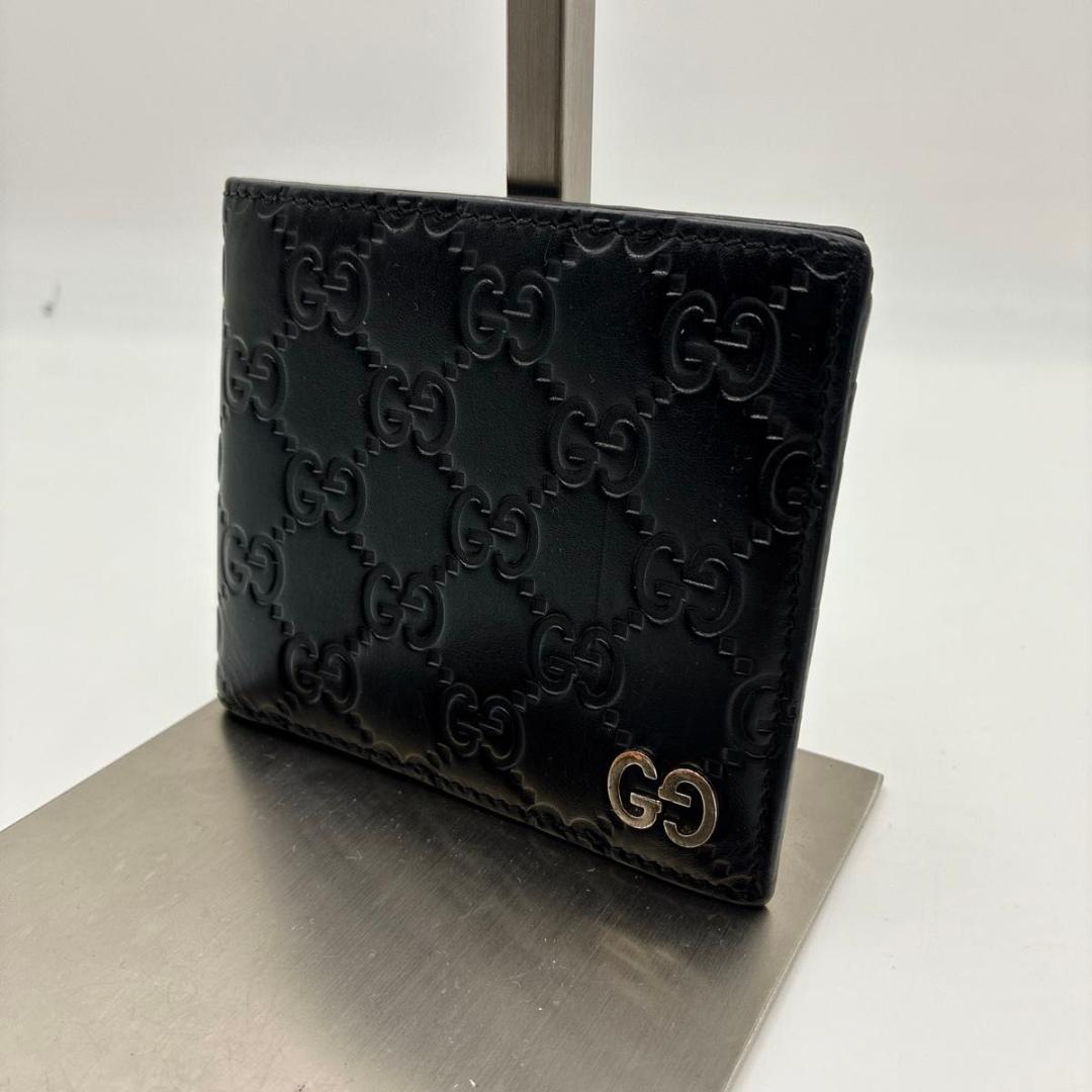 mar　グッチ シマ GG シグネチャー ドリアン 二つ折り財布 レザー