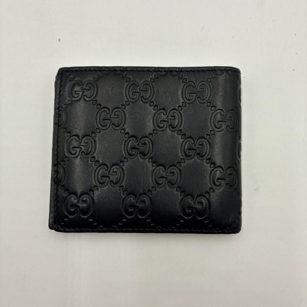 mar　グッチ シマ GG シグネチャー ドリアン 二つ折り財布 レザー