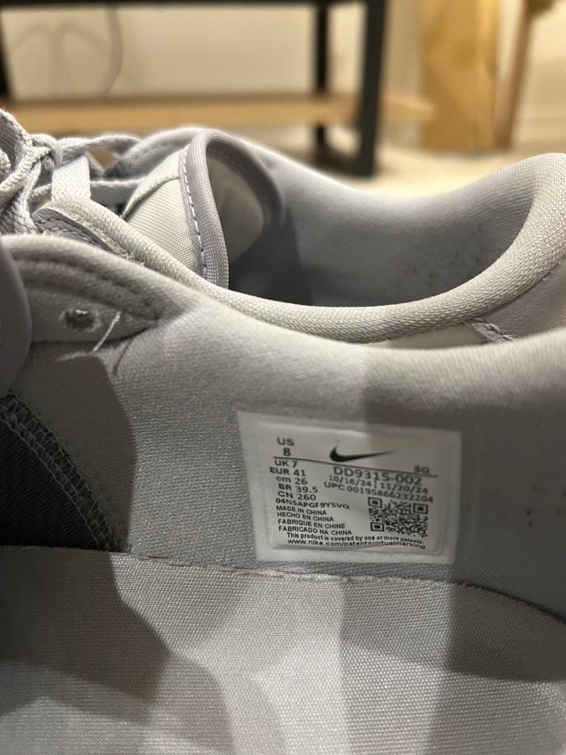 エアジョーダン　ゴルフシューズ　グレー　26cm