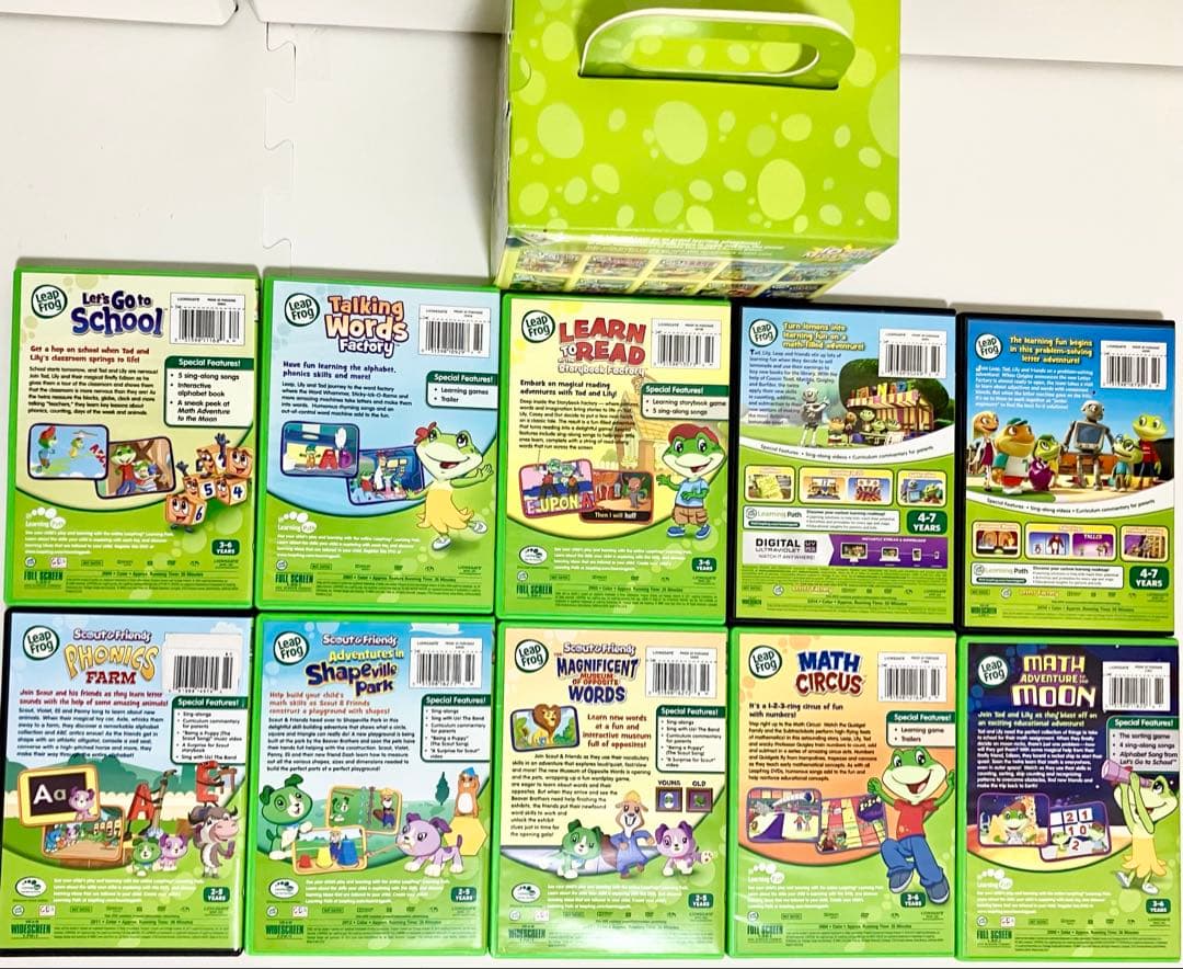 LeapFrog 10枚組 DVDセット メガパック