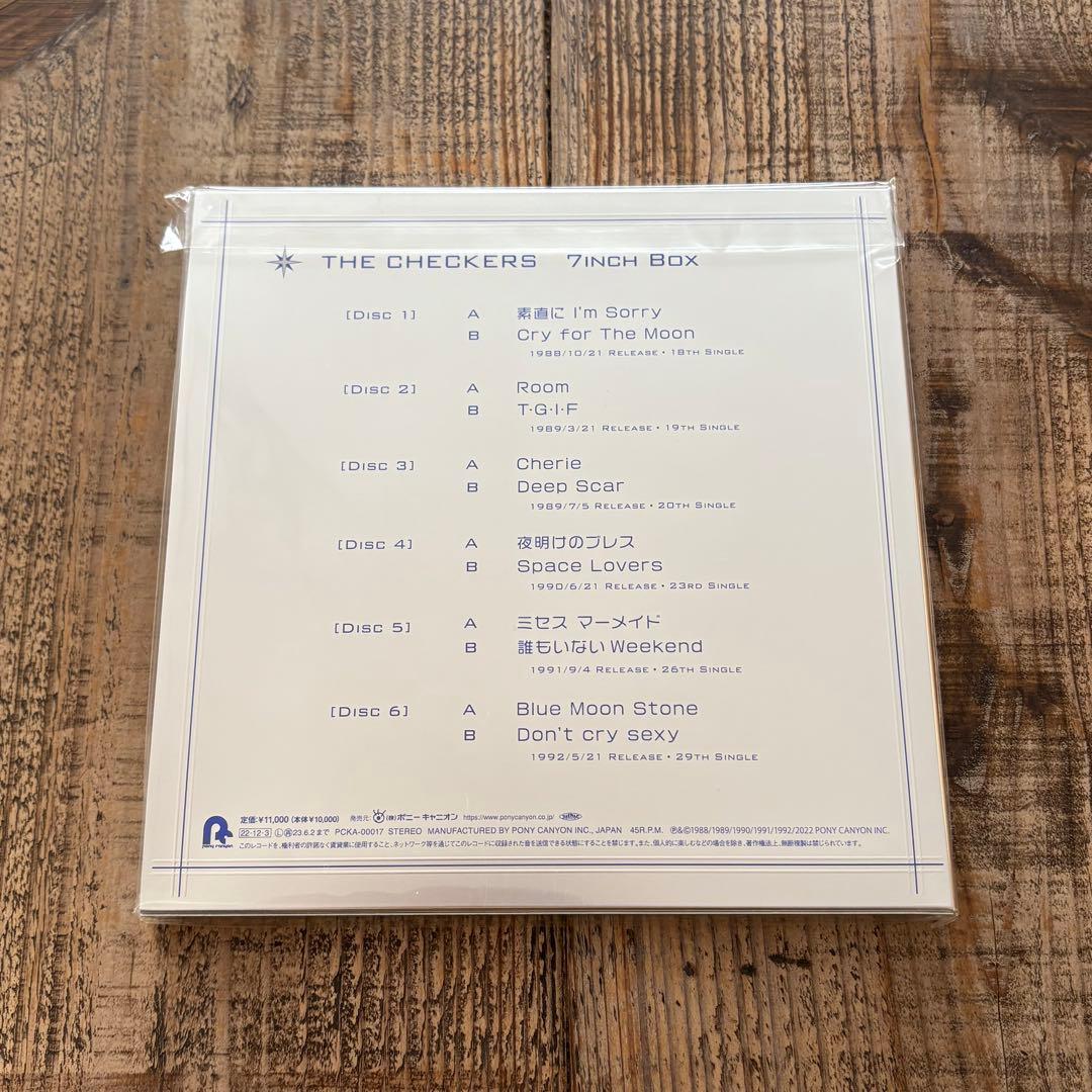 ◎新品　THE CHECKERS　チェッカーズ　7inch BOX ボックス