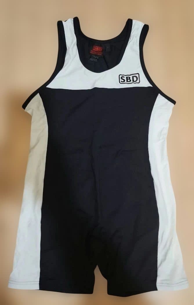 SBD シングレット ホワイト&ブラック 限定品 Lサイズ