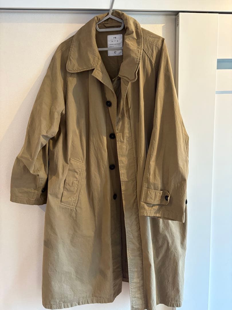 HTS コットンバルマカンコート 42サイズ