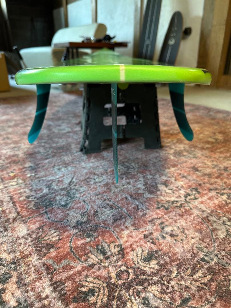 ロックダンス　キッズ用サーフボード5'0x17 1/4 x2'0 フィン付き