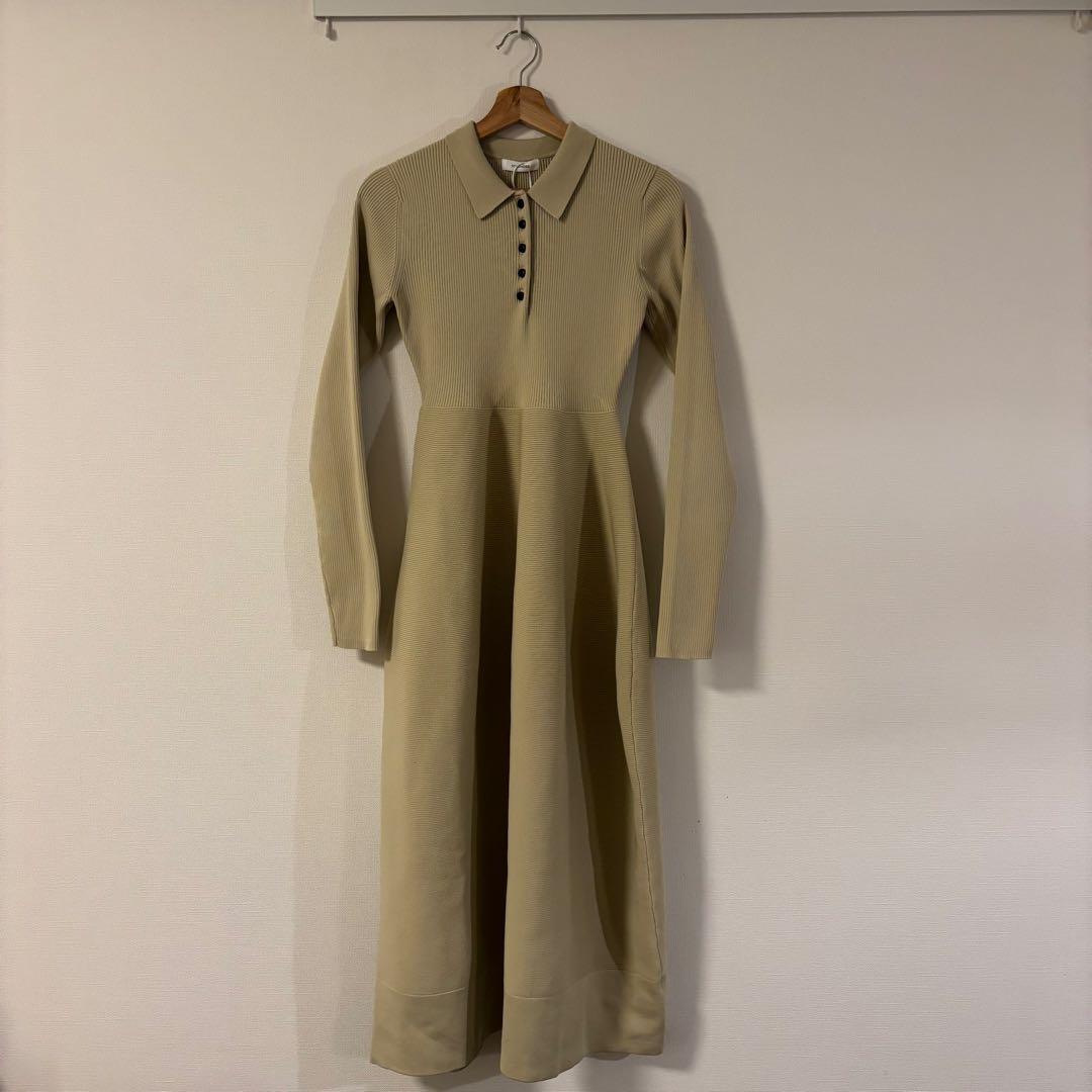 【STYLEMIXER】フォルムポロニットワンピース