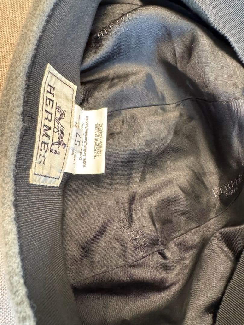 HERMES エルメス　キャスケット　57サイズ　ハット　キャップ