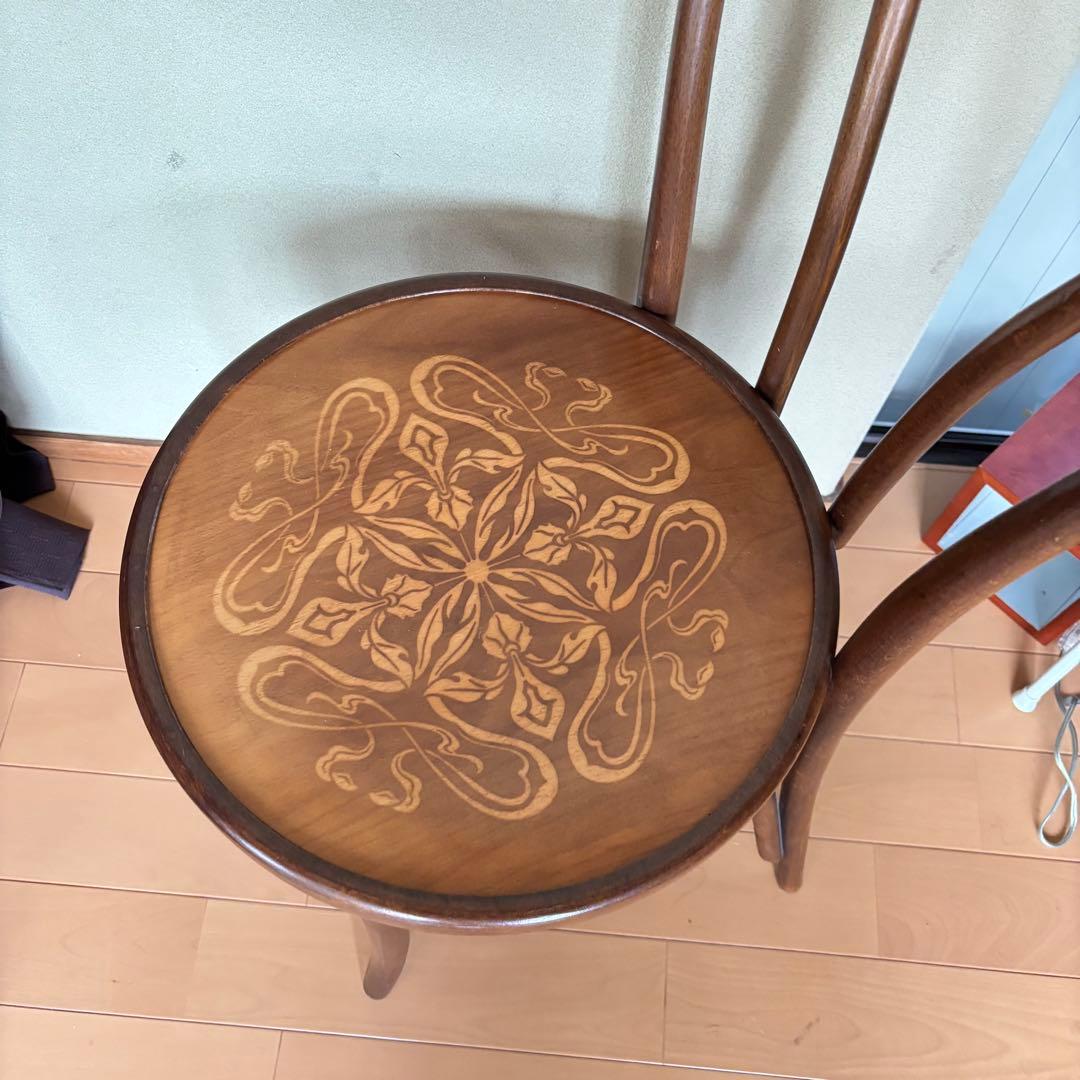 マチャ　　　　　ダイニングチェア　曲げ木 アンティーク風ウィンザーチ軽量①