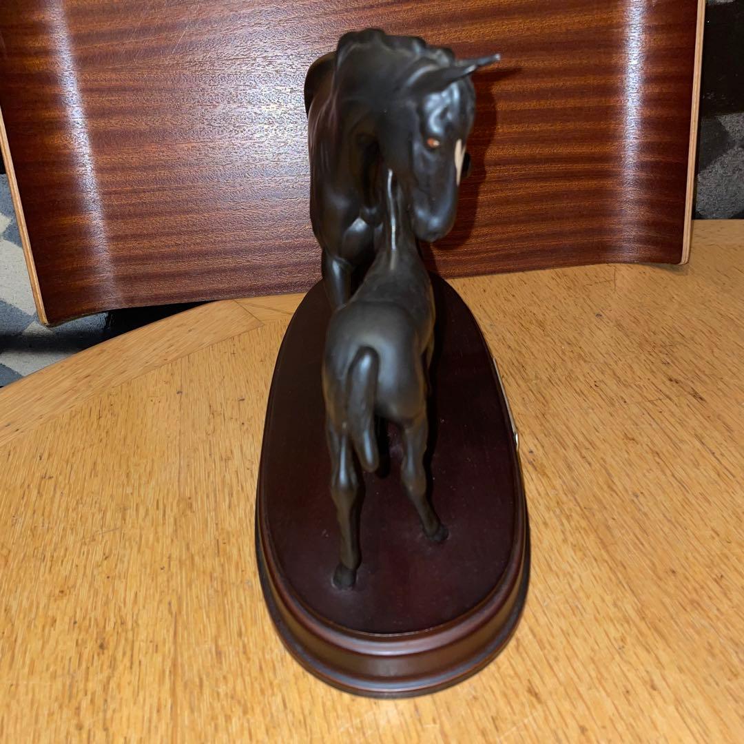 ロイヤルドルトン　馬　置物　 Black Beauty ＆ Foal