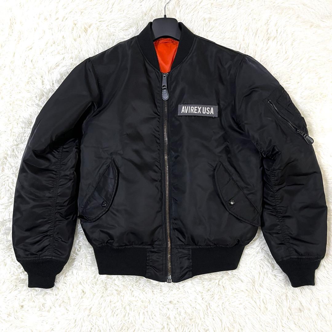 ポキューン ✨AVIREX MA-1 フライトジャケット　中綿　米軍