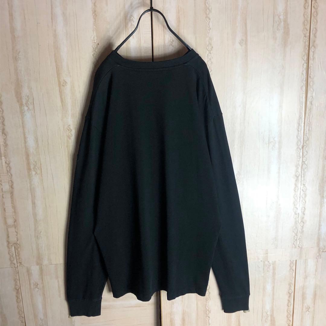 MONCLER モンクレール ロングtシャツ ビックロゴ 肩パッチ刺繍付き