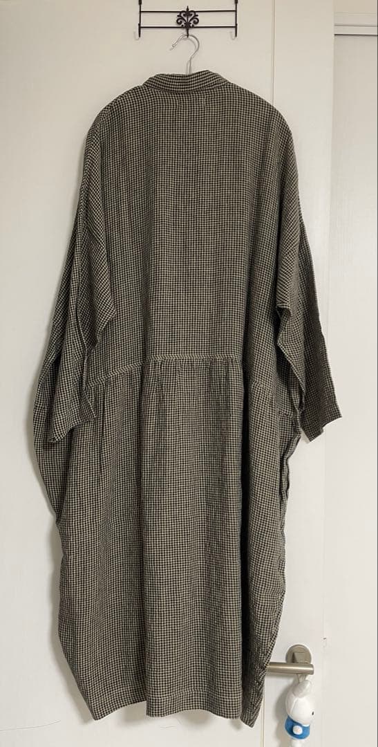 ICHI Antiquites ギンガムチェック リネンワンピース 東炊き 新品