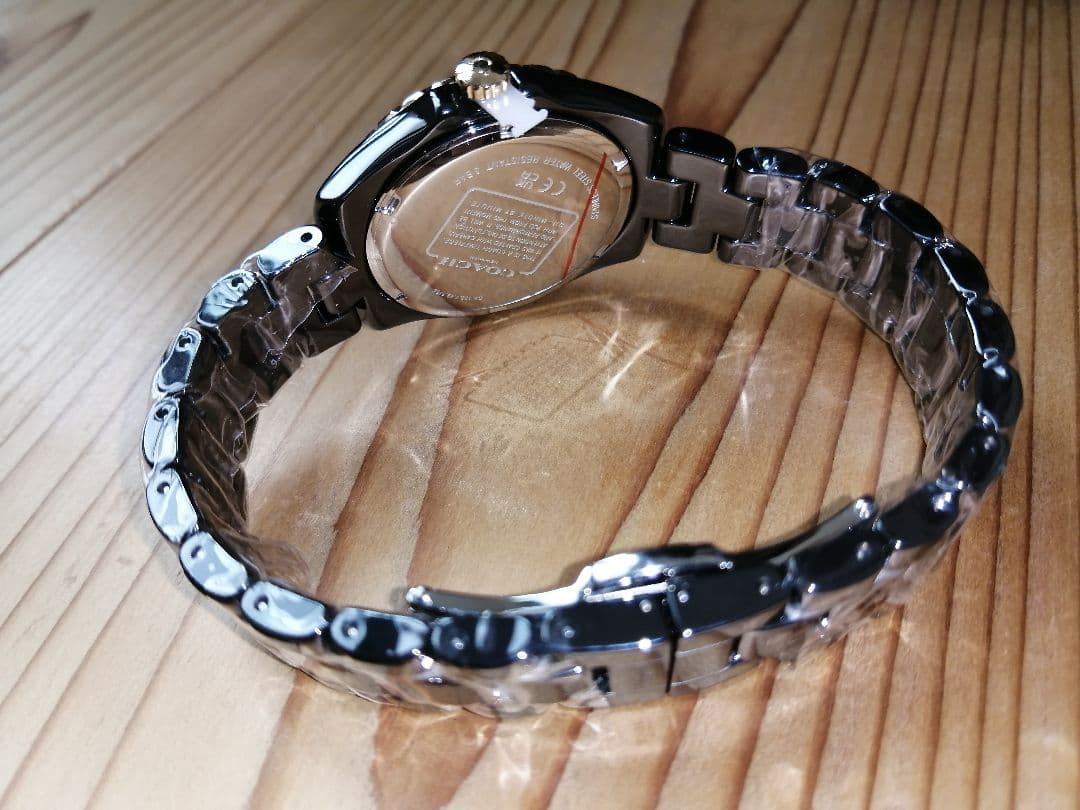 COACH　プレストン　レディース腕時計　ブラック