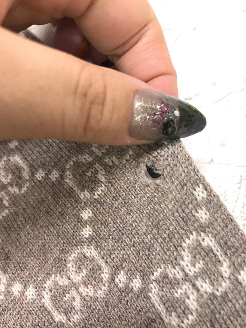 Italy製 ユーロシック ラグジュアリー 古着小物 GUCCI ニットマフラー