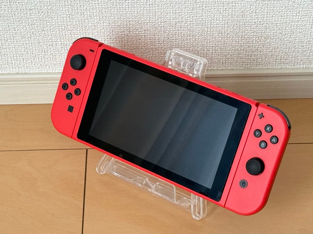 美品 ニンテンドー スイッチ マリオレッド×ブルー セット